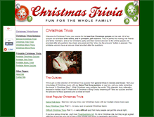 Tablet Screenshot of christmastrivia.net